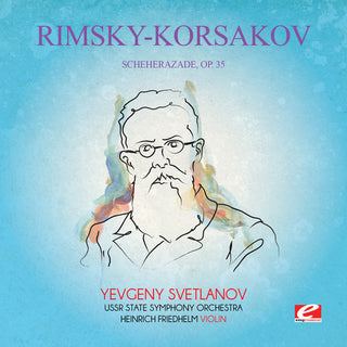 the album cover for USSR State Symphony Orchestra - Scheherazade 35