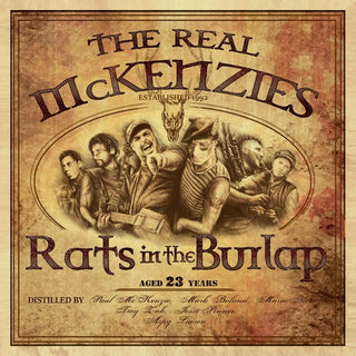 the album cover for The Real Mckenzies - Rats In The Burlap [Vinyl]
