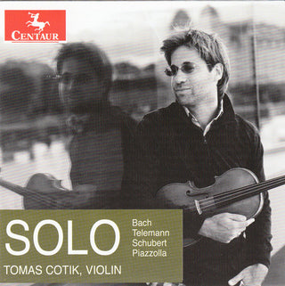 the album cover for Telemann / Tomas Cotik - Solo