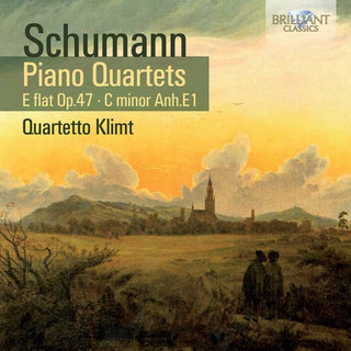 the album cover for Quartetto Klimt - Piano Quartets