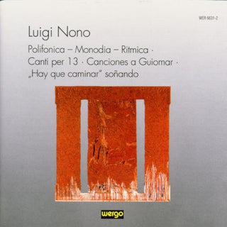 the album cover for Nono / Luz / Hirsch / Ensemble United Berlin - Polionica-Monodia-Ritmica