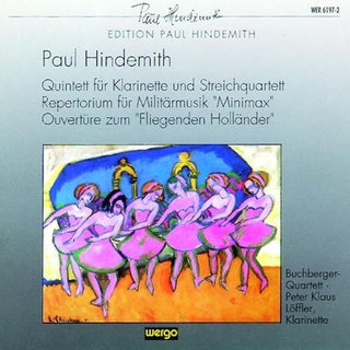 the album cover for Hindemith / Loffler / Buchberg Quartet - Clarinet Quintet