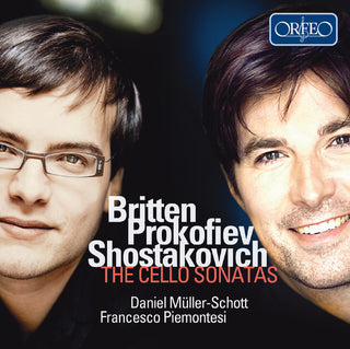 the album cover for Britten / Mueller-Schott / Piemontesi - Cello Sonatas
