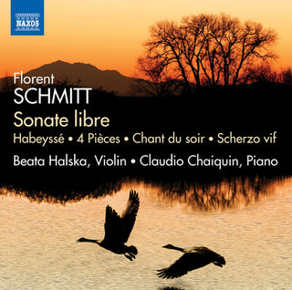 the album cover for Schmitt / Beata Halska / Chaiquin,Claudio - Works for Violin & Piano