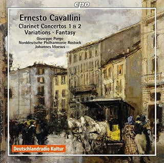 the album cover for Cavallini / Porgo / North German Philharmonic - Clarient Concertos Nos. 1 & 2