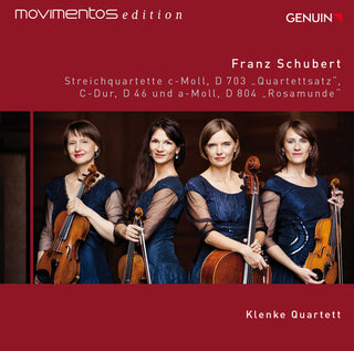 the album cover for Schubert / Klenke Quartet - String Quartets