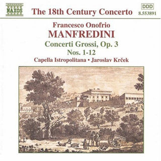 the album cover for Jaroslav Krecek - Concerti Grossi Op 3 1-12