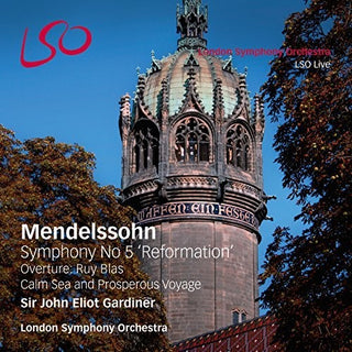 the album cover for Mendelssohn / Gardner / London Symphony Orchestra - Symphony No. 5 & Overtures