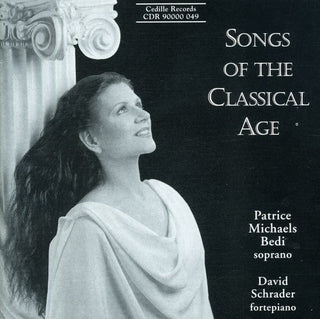 the album cover for Patrice Michaels Bedi - Songs of the Classical Age