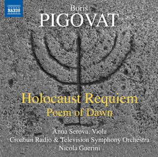 the album cover for Pigovat / Serova / Croatian Rtv Symphony Orchestra - Holocaust Requiem - Poem of Dawn