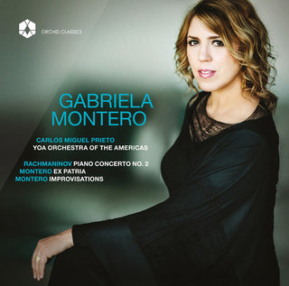 the album cover for Rachmaninov / Montero / Yoa Orchestra Of The - Gabriela Montero - Piano Works