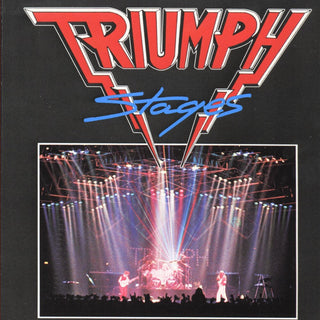 the album cover for Triumph - Stages [Remastered]