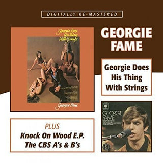 the album cover for Georgie Fame - Georgie Does His Thing With Strings
