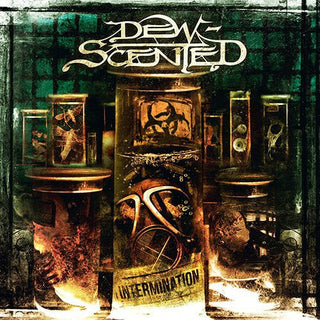 the album cover for Dew-Scented - Intermination [Import]