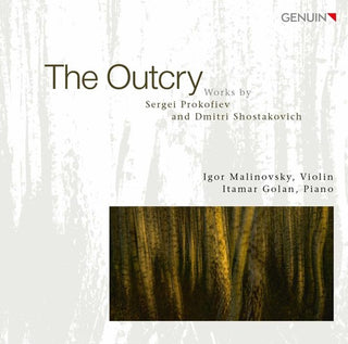 the album cover for Prokofiev / Shostakovich / Malinovsky / Golan - Outcry