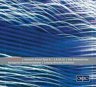 the album cover for Handel / Hofstetter / Stuttgart Chamber Orchestra - Concerti Grossi