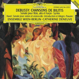the album cover for Catherine Deneuve - Chansons de Bilitis / Intro. & Allegro (Ravel)