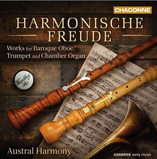 the album cover for Krebs / Austral Harmony - Harmonische Freude - Works for Baroque Oboe