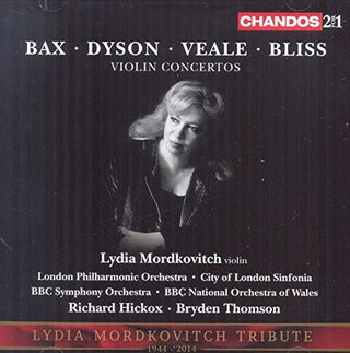 the album cover for Bax / Mordkovitch / London Philharmonic Orchestra - British Violin Concertos