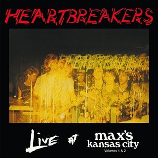 the album cover for The Heartbreakers - Live at Max's Volumes 1 & 2