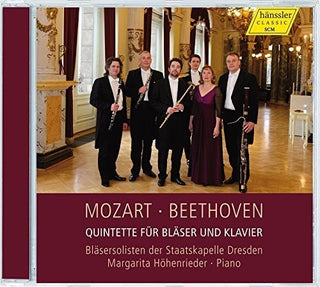 the album cover for Mozart / Beethoven / Wind Soloists Of The Staatska - Quintets for Winds & Piano