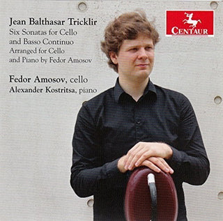 the album cover for Tricklir / Amosov / Kostritsa - Six Sonatas for Cello & Basso Continuo