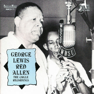the album cover for Lewis/Allen - George Lewis with Red Allen