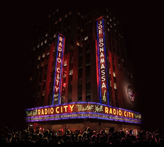 the album cover for Joe Bonamassa - Live At Radio City Music Hall [CD/DVD Combo]