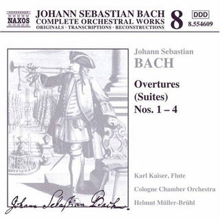 the album cover for Cologne Chamber Orchestra - Overtures (Suites) 1-4