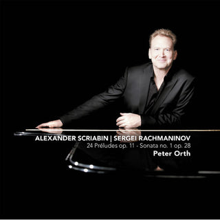 the album cover for Peter Orth - 24 Preludes Op. 11 / Sonata No. 1