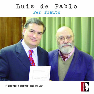the album cover for Roberto Fabbriciani - Per Flauto