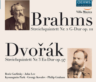 the album cover for Dvorak / Garlitsky / Lee / Park / Kovalev / Graham - String Quintet No. 3 - Brahms: String Quintet No.
