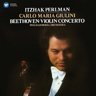 the album cover for Beethoven / Itzhak Perlman / Philharmonia Orchestr - Violin Concerto