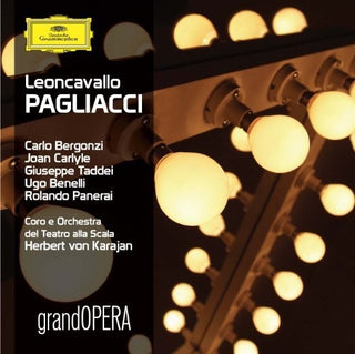 the album cover for Karajan / Leoncavallo - Pagliacci