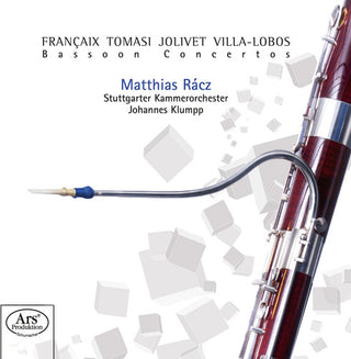 the album cover for Francaix / Racz / Stuttgarter Kammerorchester - Bassoon Concertos