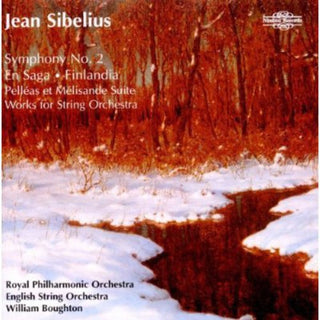 the album cover for English String Orchestra - Symphony 2 / Finlandia / en Saga