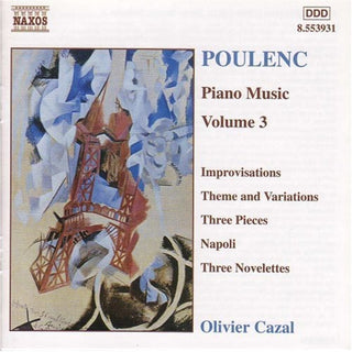 the album cover for Olivier Cazal - Piano Music 3