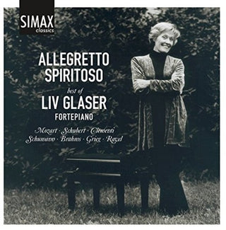 the album cover for Liv Glaser - Allegretto Spiritoso