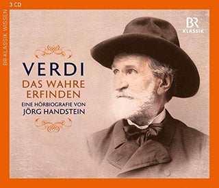 the album cover for Verdi / Wachtveitl / Stockerl / Amberger / Hieden - Verdi: Das Wahre erfinden, Eine Hoerbiografie von Joerg Handstein