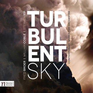 the album cover for Broer / Moravian Philharmonic Orchestra / Muzik - Turbulent Sky