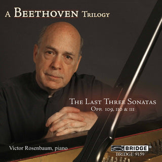 the album cover for Victor Rosenbaum - Last Piano Sonatas