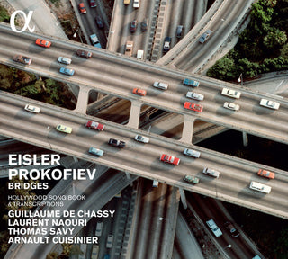 the album cover for Eisler / Arnault Cuisinier - Bridges - Hollywood Song Book & Transcriptions