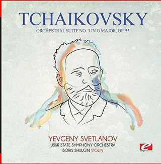 the album cover for USSR State Symphony Orchestra - Tchaikovsky: Orchestral Suite No. 3 in G Major, Op. 55