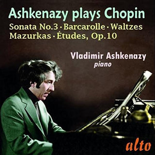 the album cover for Chopin / Vladimir Ashkenazy - CHOPIN: Etudes Op. 10, Sonata No. 3, Waltzes, Mazurkas, Barcarolle