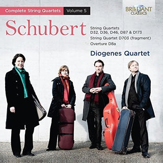 the album cover for Diogenes Quartet - Schubert: String Quartets, Vol. 5