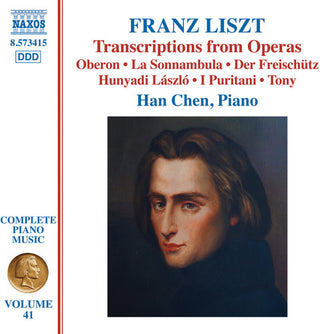 the album cover for Liszt / Chen - Liszt: Transcriptions of Opera Works