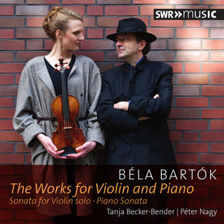 the album cover for Bartok / Becker-Bender / Nagy - Bartok: Works for Violin & Piano