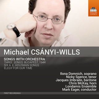 the album cover for Londamis Ensemble - Csanyi-Wills: Songs with Orchestra