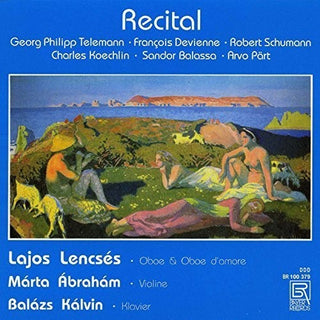 the album cover for Telemann / Lencses / Abraham / Kalvin - Recital