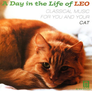 the album cover for Day in the Life of Leo: Classical for Cat / Var - Day in the Life of Leo: Classical for Cat / Various